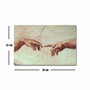 Wallity Lienzo Decorativo Michelangelo Buonarroti 45 x 70 cm
